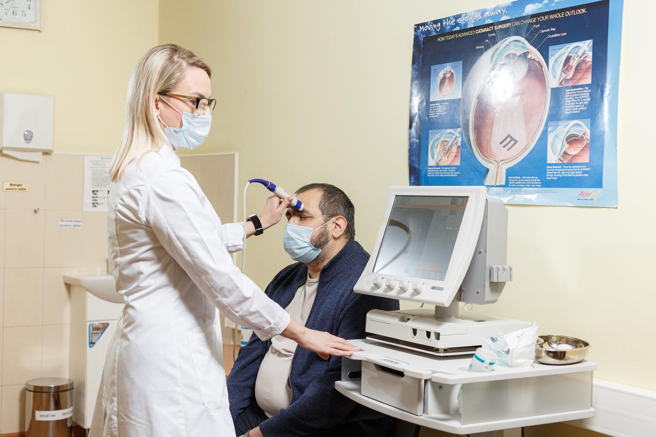 Eye ultrasound examination in Chișinău